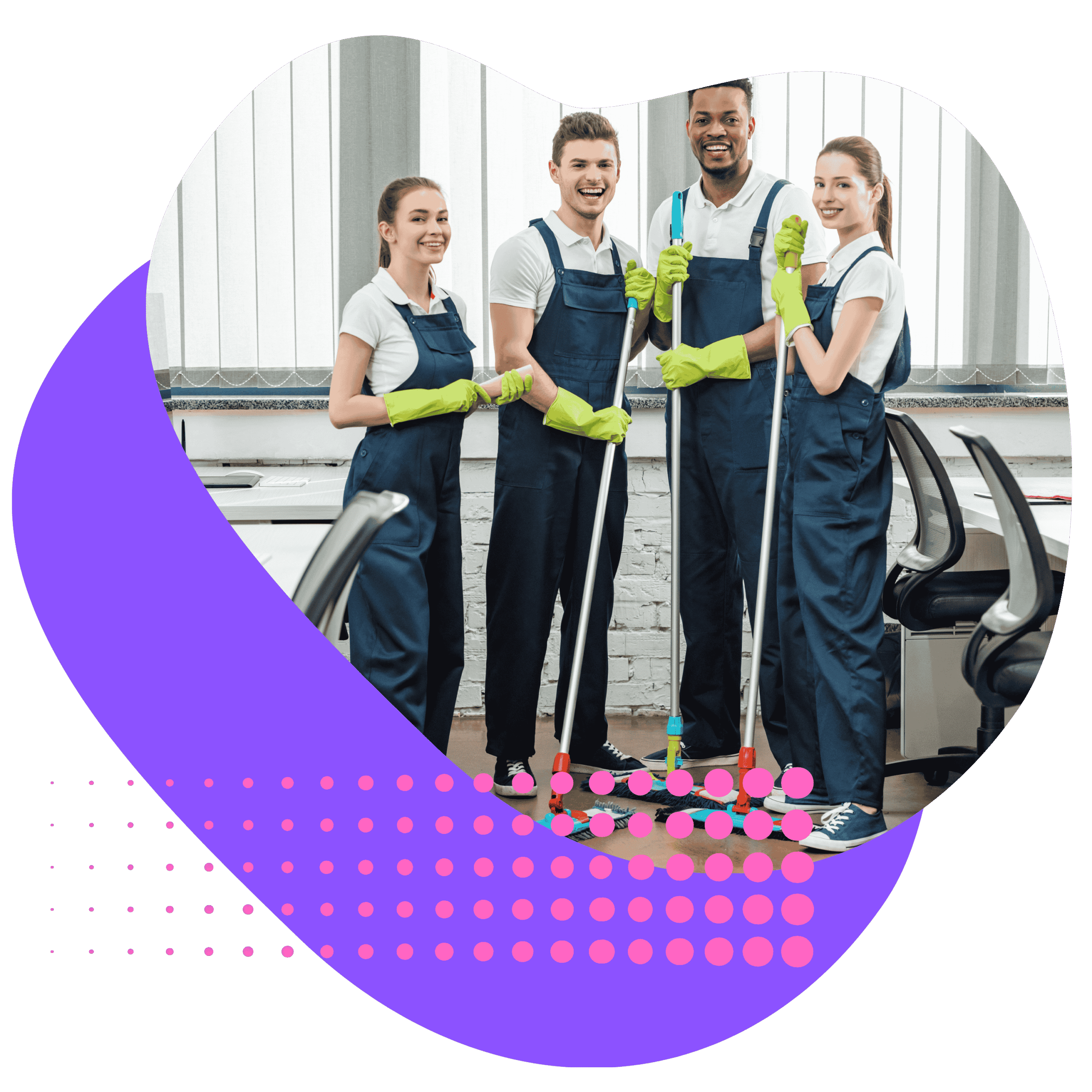 Yenny's Cleaning Services team on the job in Bartlesville, Oklahoma