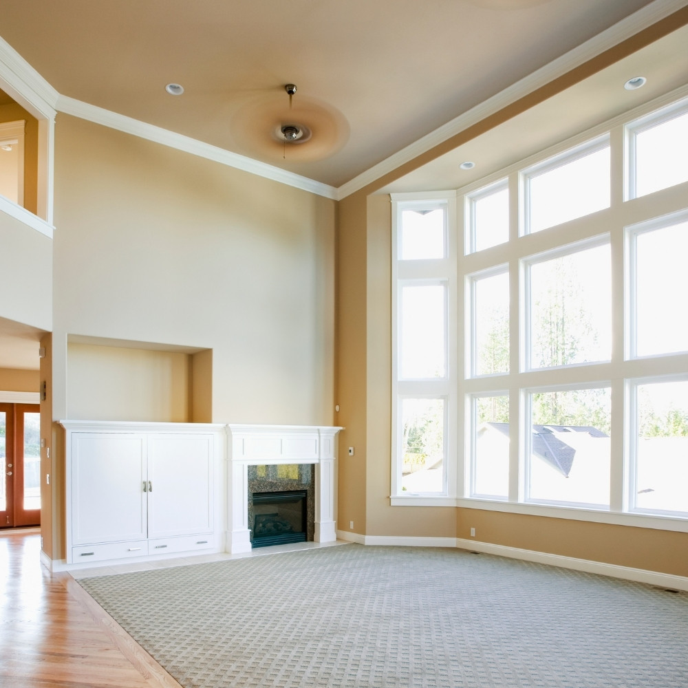 Deep cleaning inside kitchen cabinets during a move-out in Ramona